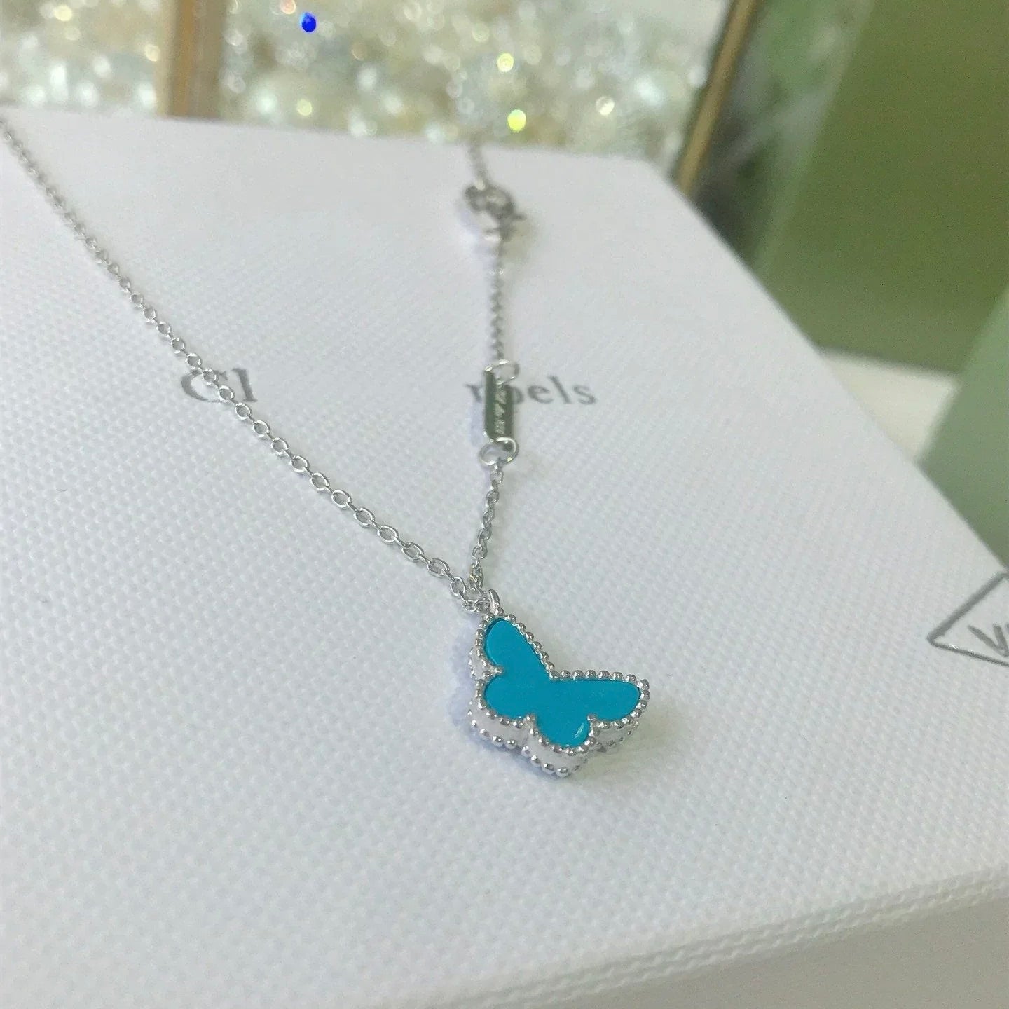 ¡®Glow Jewelry¡¯BUTTERFLY TURQUOISE BUTTERFLY BRACELET SILVER