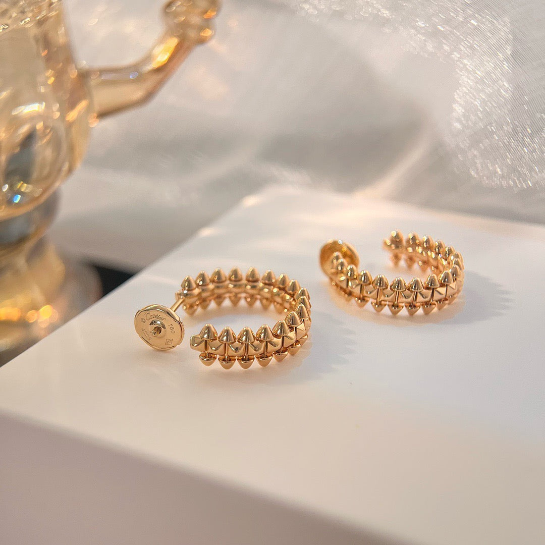 ¡®Glow Jewelry¡¯CLASH SMALL HOOP EARRINGS