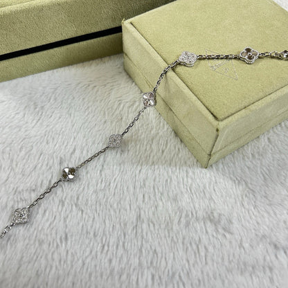 [¡®Glow Jewelry¡¯]CLOVER 6 MOTIF DIAMOND LASER BRACELET