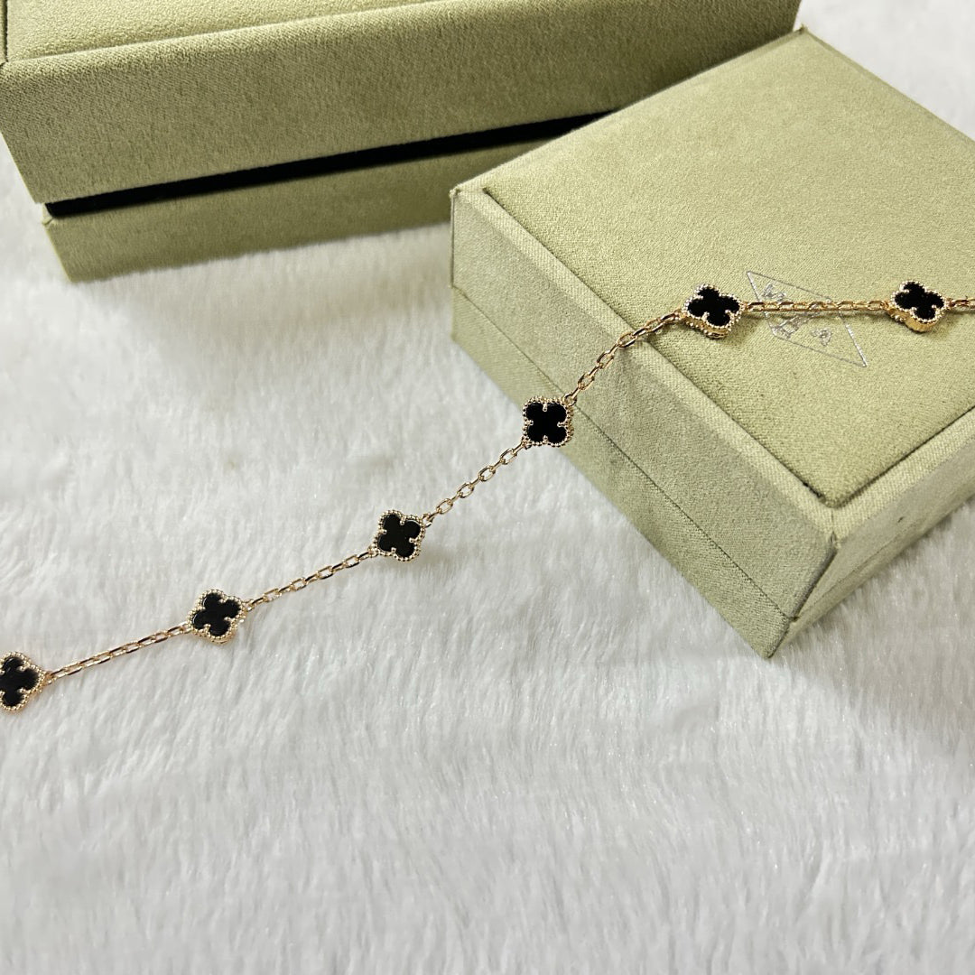 [¡®Glow Jewelry¡¯]CLOVER 6 MOTIF  ONYXS BRACELET