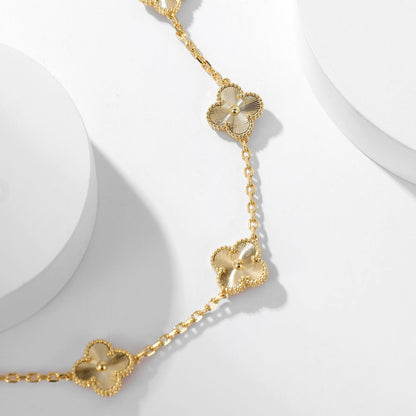 ¡®Glow Jewelry¡¯CLOVER 10 MOTIFS LASER NECKLACE