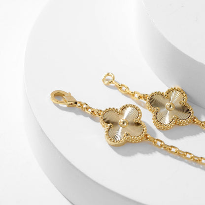 [Glow Jewelry]CLOVER 10 MOTIFS LASER NECKLACE