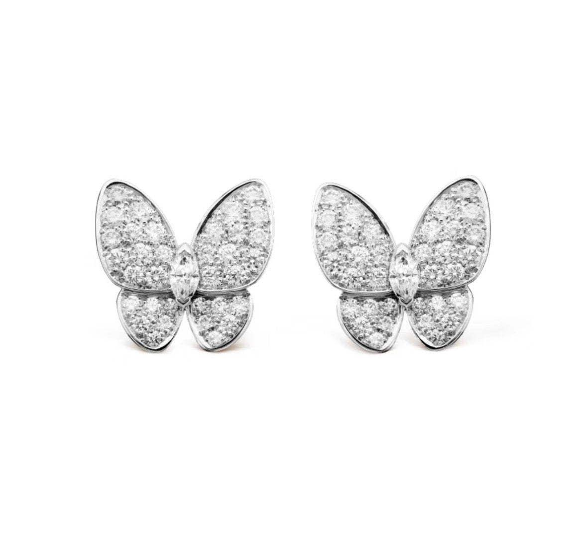 ¡®Glow Jewelry¡¯BUTTERFLY ALL DIAMOND EARRINGS
