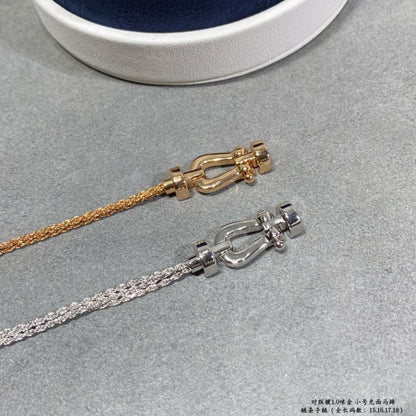 ¡®Glow Jewelry¡¯FORCE SMALL HORSESHOE  DIAMOND CHAIN ROPE BRACELET