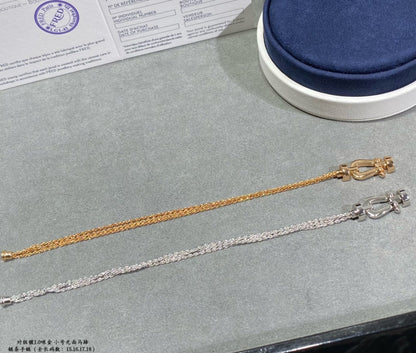 ¡®Glow Jewelry¡¯FORCE SMALL HORSESHOE  DIAMOND CHAIN ROPE BRACELET