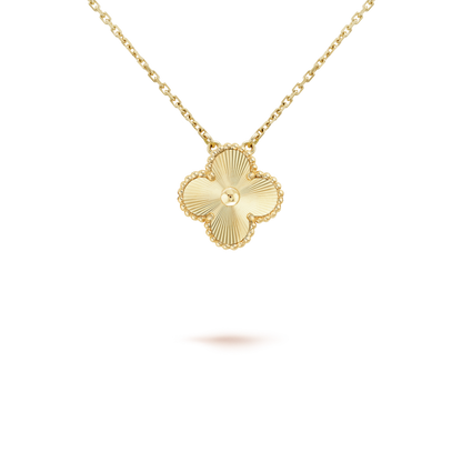 ¡®Glow Jewelry¡¯CLOVER 15MM LASER NECKLACE