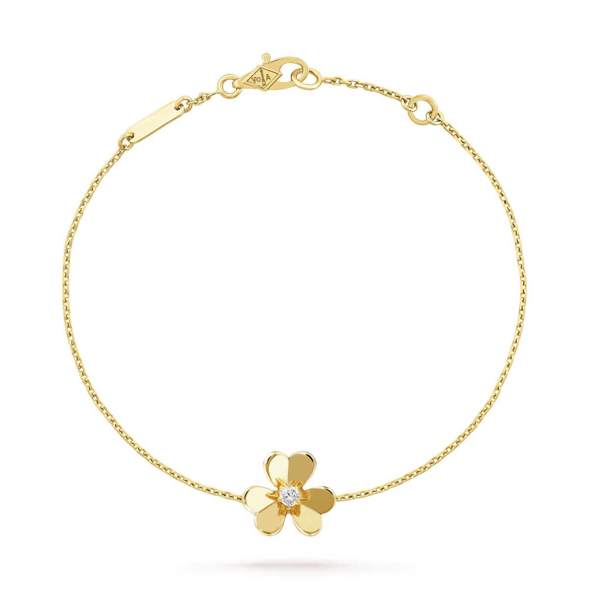 ¡®Glow Jewelry¡¯FRIVOLE GOLD FLOWER PINK MALACHITE BRACELET