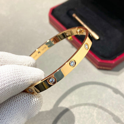 [Glow Jewelry]LOVE BRACELET 6.1MM 10 DIAMONDS