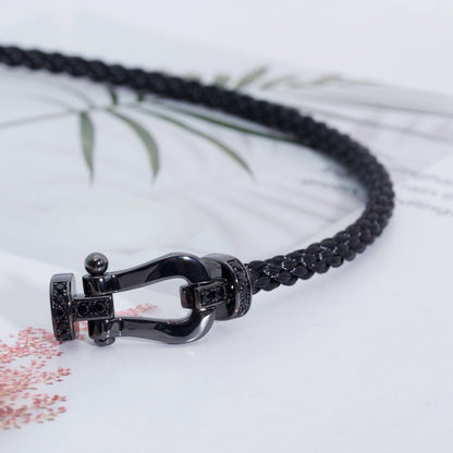 ¡®Glow Jewelry¡¯FORCE LARGE SERIES HORSESHOE BLACK SAMURAI BRACELET
