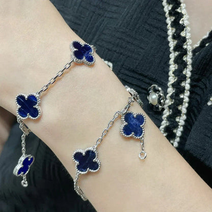 [Glow Jewelry]New CLOVER 5 MOTIF PIETERSITE BRACELET COLLECTION
