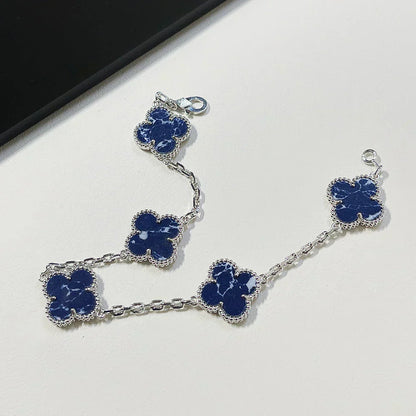 [Glow Jewelry]CLOVER 5 MOTIF PIETERSITE BRACELET COLLECTION