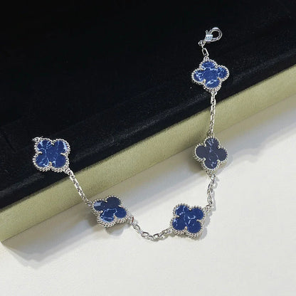 [Glow Jewelry]New CLOVER 5 MOTIF PIETERSITE BRACELET COLLECTION