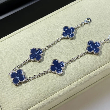 [Glow Jewelry]New CLOVER 5 MOTIF PIETERSITE BRACELET COLLECTION