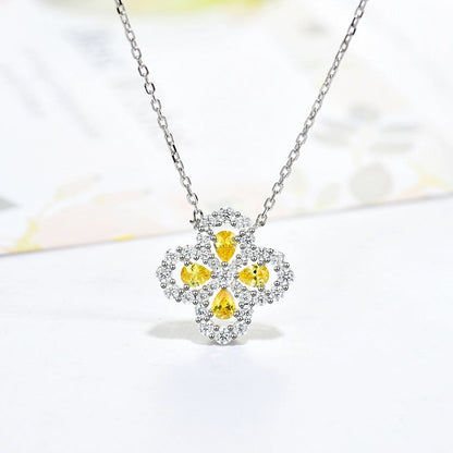 ¡®Glow Jewelry¡¯LOOP NECKLACE FULL MOTIF DIAMOND 16MM MULTIPLE COLORS