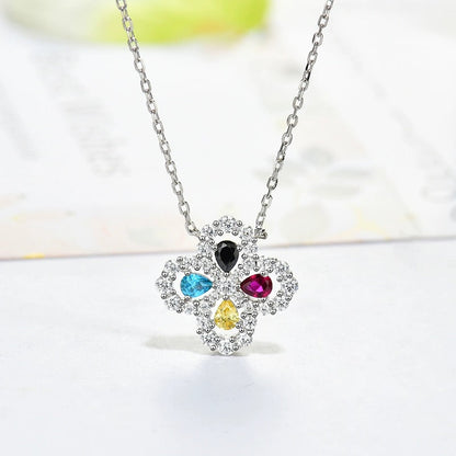 ¡®Glow Jewelry¡¯LOOP NECKLACE FULL MOTIF DIAMOND 16MM MULTIPLE COLORS