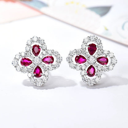 ¡®Glow Jewelry¡¯LOOP EARRINGS FULL MOTIF DIAMOND 16MM