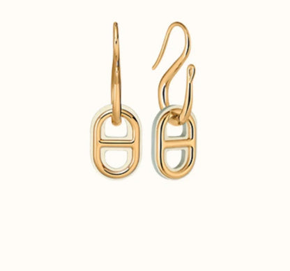 ¡®Glow Jewelry¡¯HM O'MAILLON GOLD EARRINGS