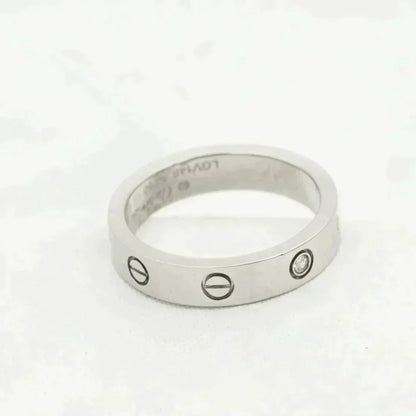 [Glow Jewelry]LOVE RING 4MM 1 DIAMOND SILVER