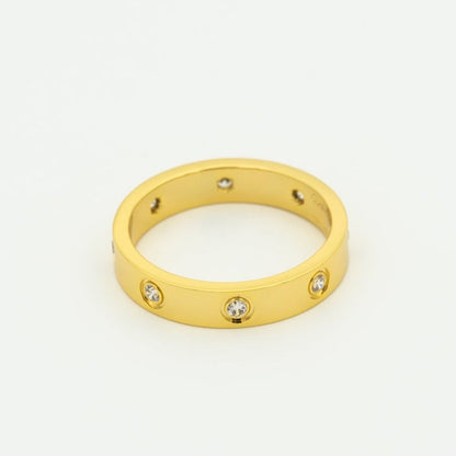 ¡®Glow Jewelry¡¯LOVE RING 3.6MM 8 DIAMONDS