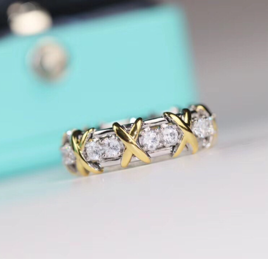 [¡®Glow Jewelry¡¯]Classic Gold Diamond Ring