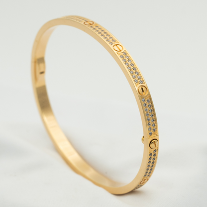 ¡®Glow Jewelry¡¯LOVE BRACELET 3.65MM DIAMOND-PAVED