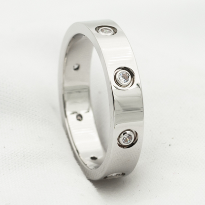 ¡®Glow Jewelry¡¯LOVE RING 3.6MM 8 DIAMONDS