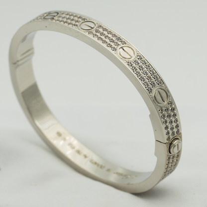 ¡®Glow Jewelry¡¯LOVE BRACELET 6.1MM DIAMOND-PAVED