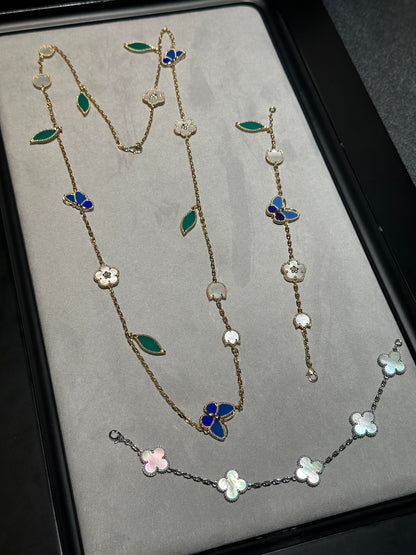 [Glow Jewelry] 26 NEW CLOVER 15 MOTIFS LUCKY NECKLACE