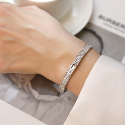 [Glow Jewelry]KELLY BRACELET DIAMOND PAVED
