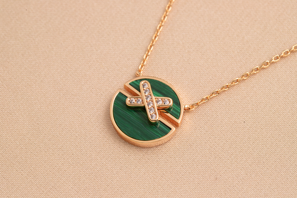 ¡®Glow Jewelry¡¯JEUX DE PINK GOLD DIAMOND NECKLACE