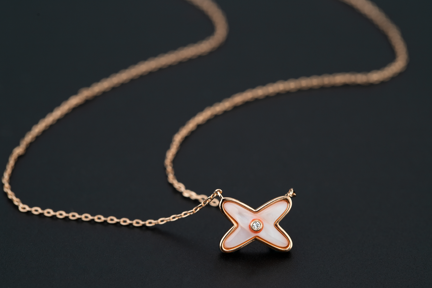 [Glow Jewelry]JEUX DE NECKLACE 1 DIAMOND