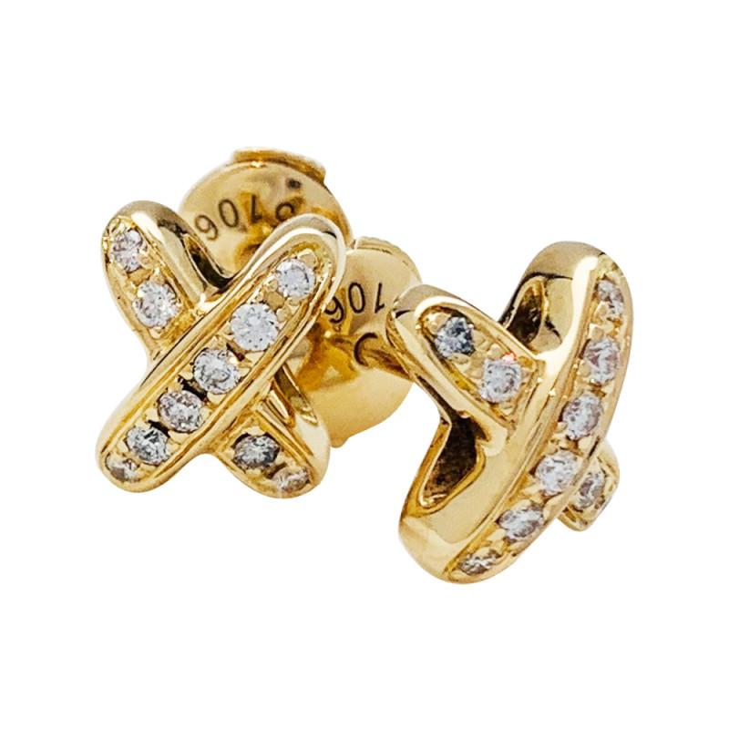 ¡®Glow Jewelry¡¯JEUX DE GOLD DIAMOND EARRINGS