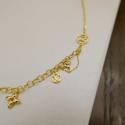 ¡®Glow Jewelry¡¯BLOOMING SUPPLE NECKLACE BRASS