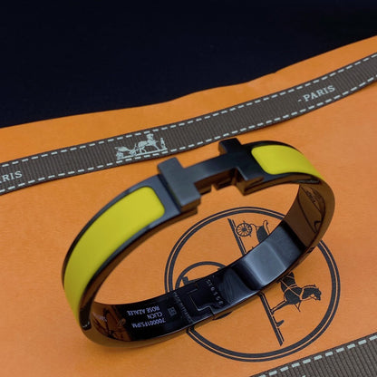¡®Glow Jewelry¡¯CLIC HM SO BLACK YELLOW BRACELET