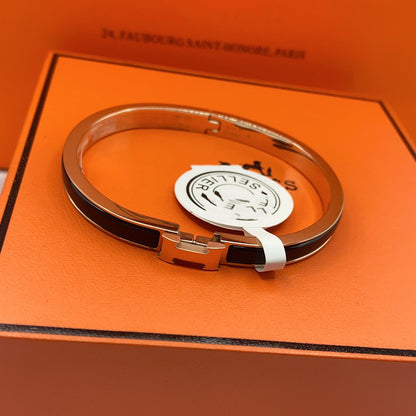¡®Glow Jewelry¡¯CLASSIC HM CLIC BLACK 8MM ENAMEL BRACELET
