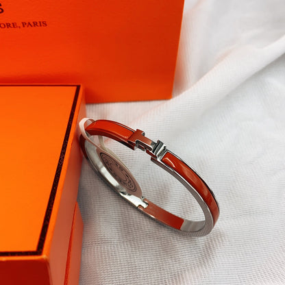 [Glow Jewelry]CLASSIC HM CLIC RED 8MM ENAMEL BRACELET