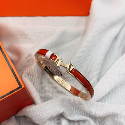 ¡®Glow Jewelry¡¯CLASSIC HM CLIC RED 8MM ENAMEL BRACELET
