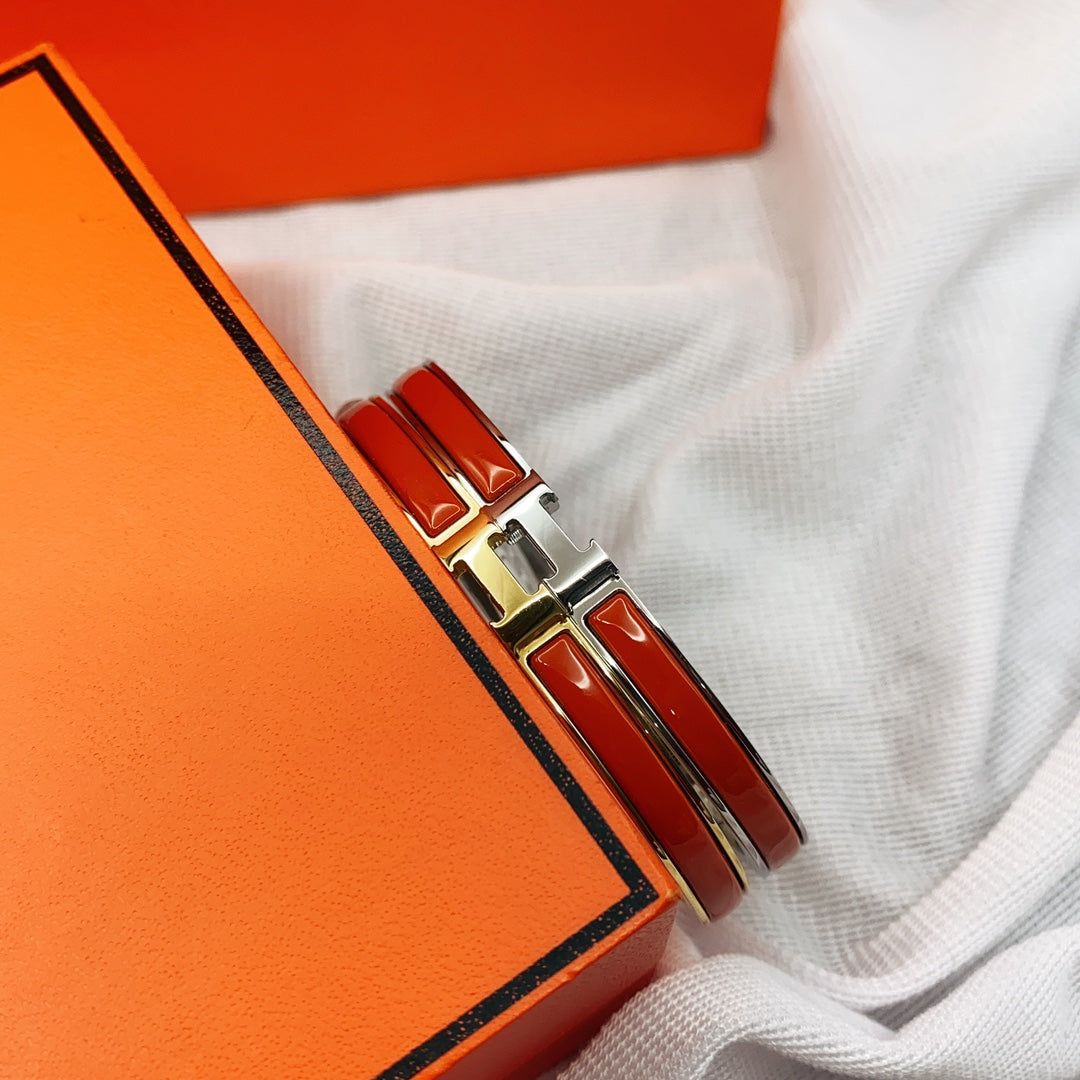 ¡®Glow Jewelry¡¯CLASSIC HM CLIC RED 8MM ENAMEL BRACELET