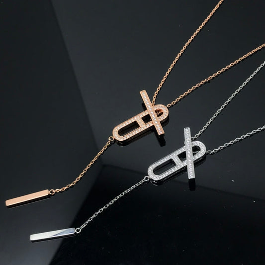 ¡®Glow Jewelry¡¯HM NECKLACE PLATINUM ROSE GOLD DIAMOND