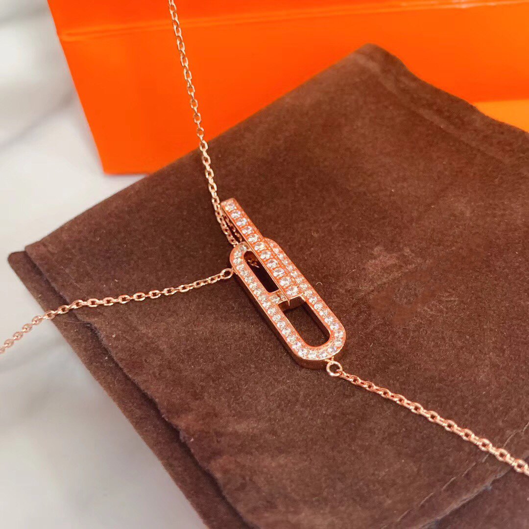 ¡®Glow Jewelry¡¯HM NECKLACE PLATINUM ROSE GOLD DIAMOND