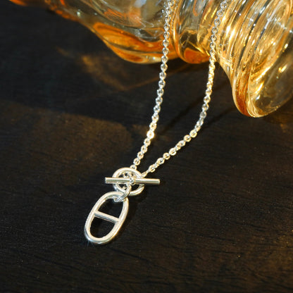 ¡®Glow Jewelry¡¯HM CHAINE D'ANCRE PENDANT NECKLACE STERLING SILVER
