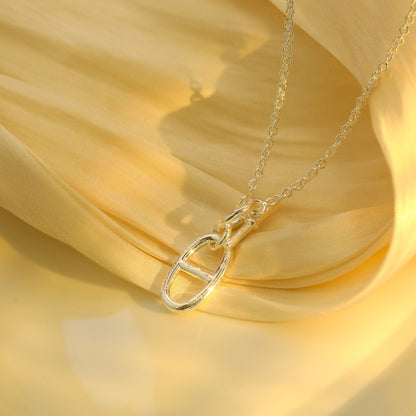 ¡®Glow Jewelry¡¯HM CHAINE D'ANCRE PENDANT NECKLACE STERLING SILVER