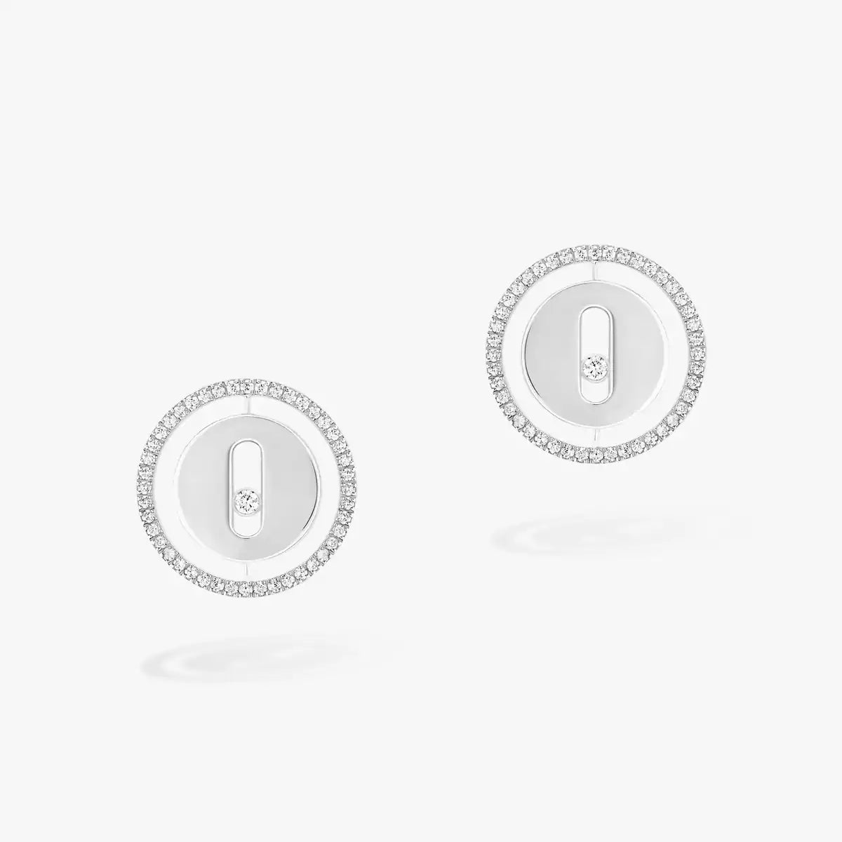[Glow Jewelry]Lucky Move Diamond Earrings
