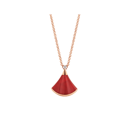 [Glow Jewelry]DREAM NECKLACE CARNELIAN 1 DIAMOND