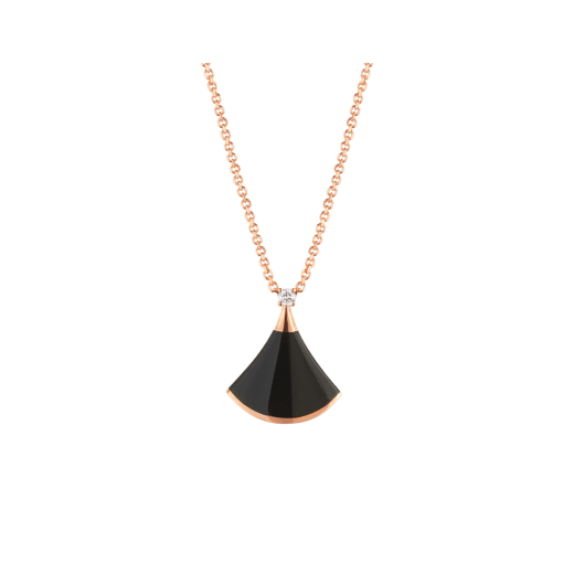 [Glow Jewelry]DREAM NECKLACE ONYX 1 DIAMOND