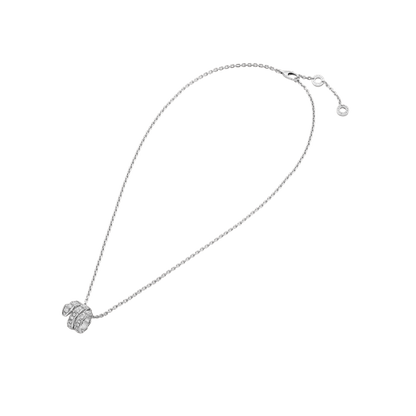 [Glow Jewelry]SERPENTI  NECKLACE DOUBLE RING DIAMOND