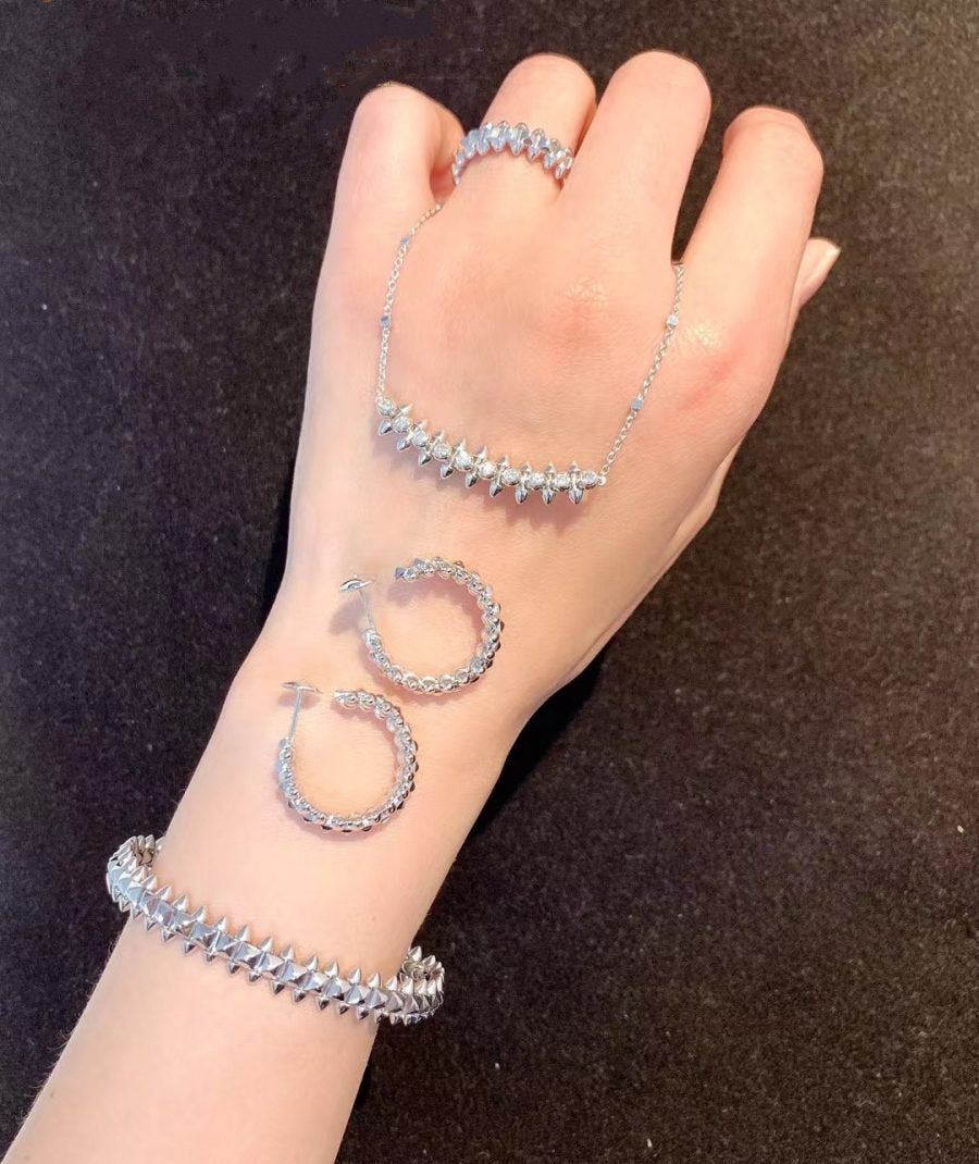 ¡®Glow Jewelry¡¯CLASH SILVER BRACELET