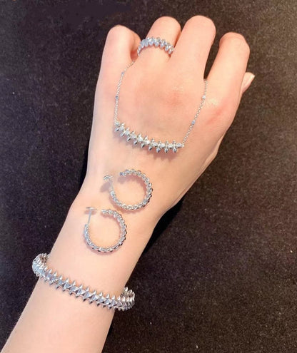 ¡®Glow Jewelry¡¯CLASH SILVER BRACELET