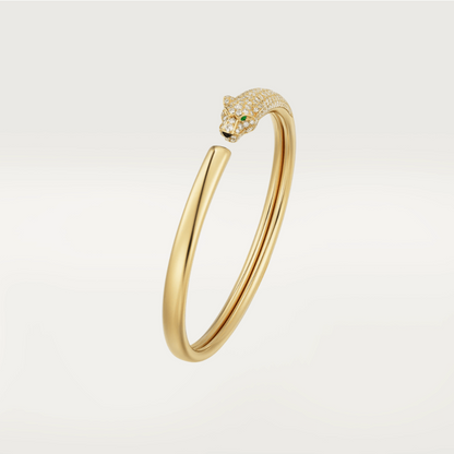 ¡®Glow Jewelry¡¯PANTHERE GOLD DIAMOND OPEN BRACELET