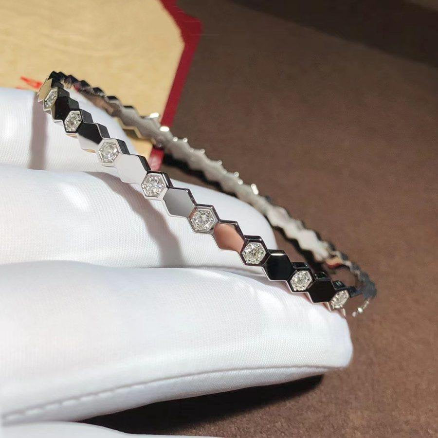 ¡®Glow Jewelry¡¯BEE LOVE SILVER DIAMOND BRACELET